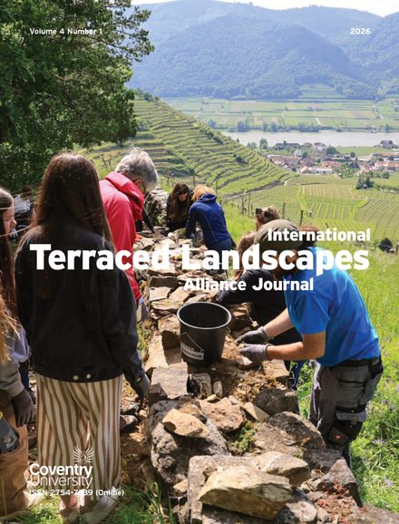 Cover of International Terraced Landscapes Alliance Journal Volume 4, Number 1